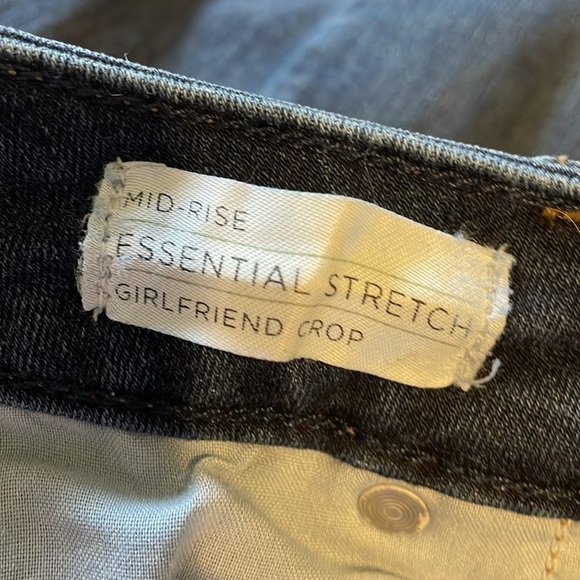 Lane Bryant Plus Size Mid Rise Girlfriend Crop Jeans 18 - Picture 10 of 11